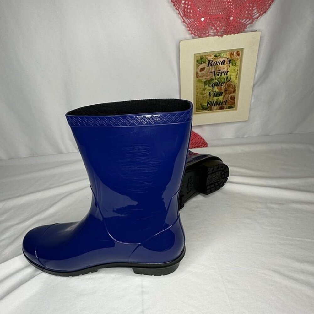 Ugg Women's Sienna Waterproof Royal Blue Rain Boots Size 11 - Picture 12 of 14